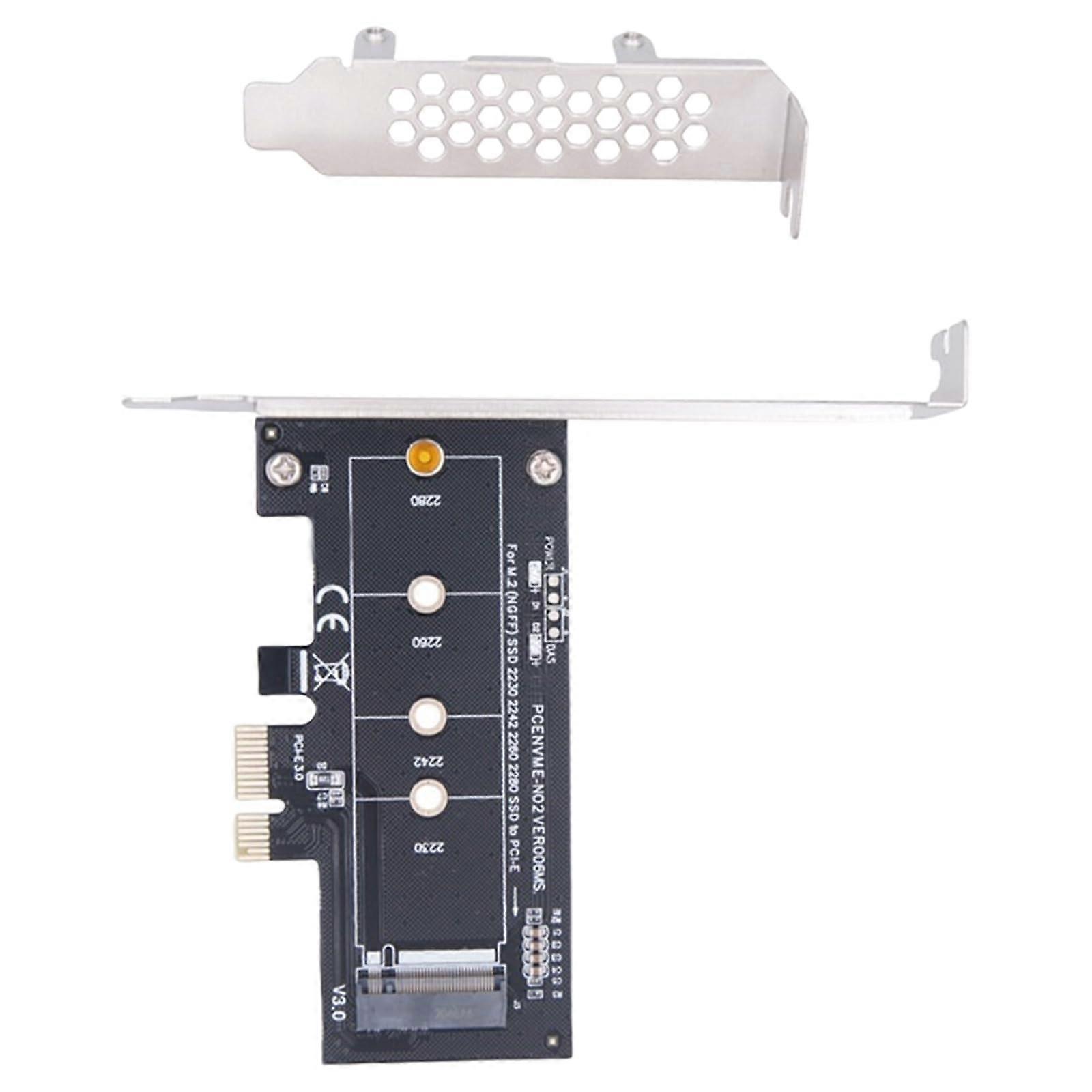 PCIe 1X to NVMe Adapter 32Gbps  Speed Card for PC Video Editing and Storage Expansion