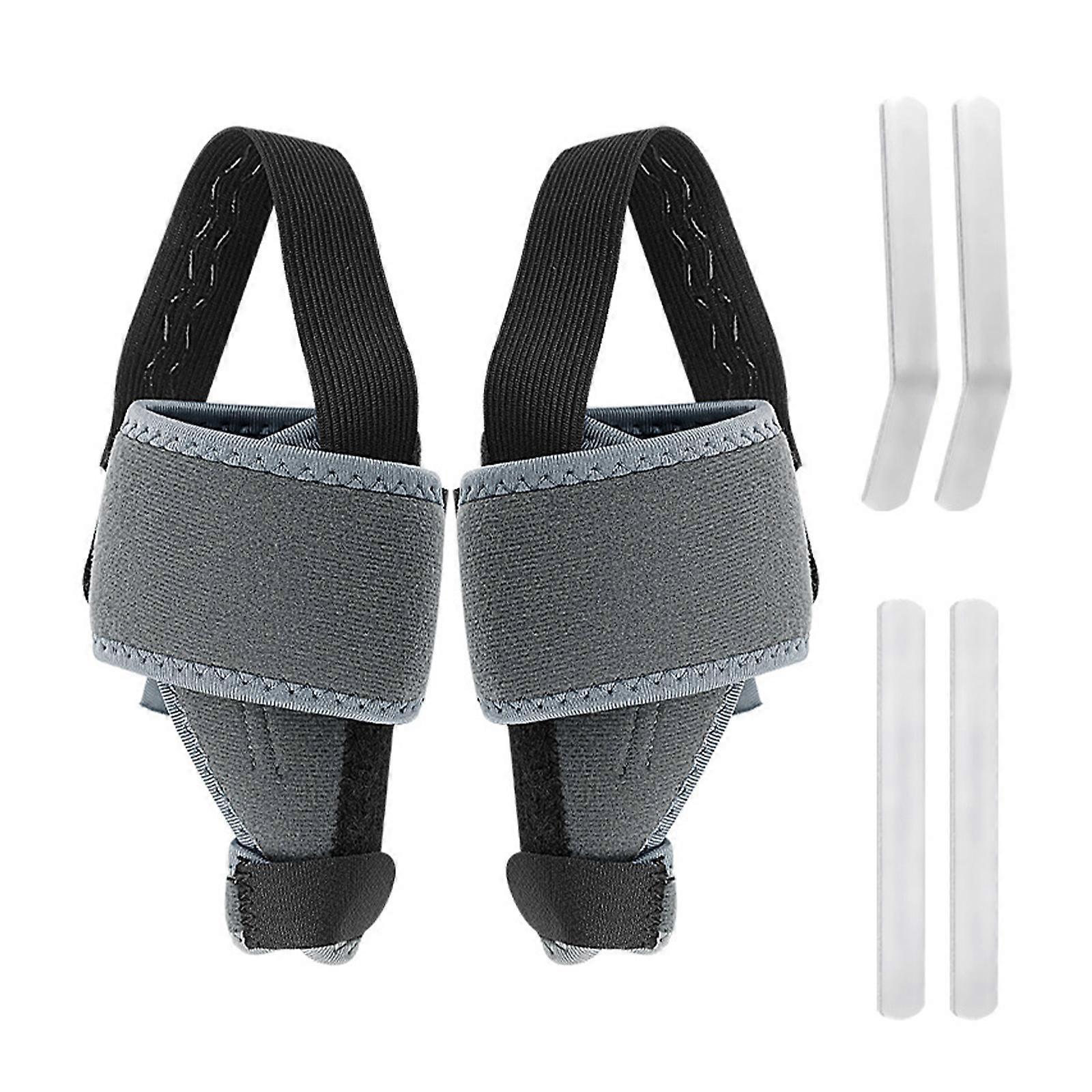 Aluminum Integrated Toe Alignment Reinforce Modifiable Hook Cycle Clip Ventilated Fabric For Foot Swelling Support  Gray Universal code