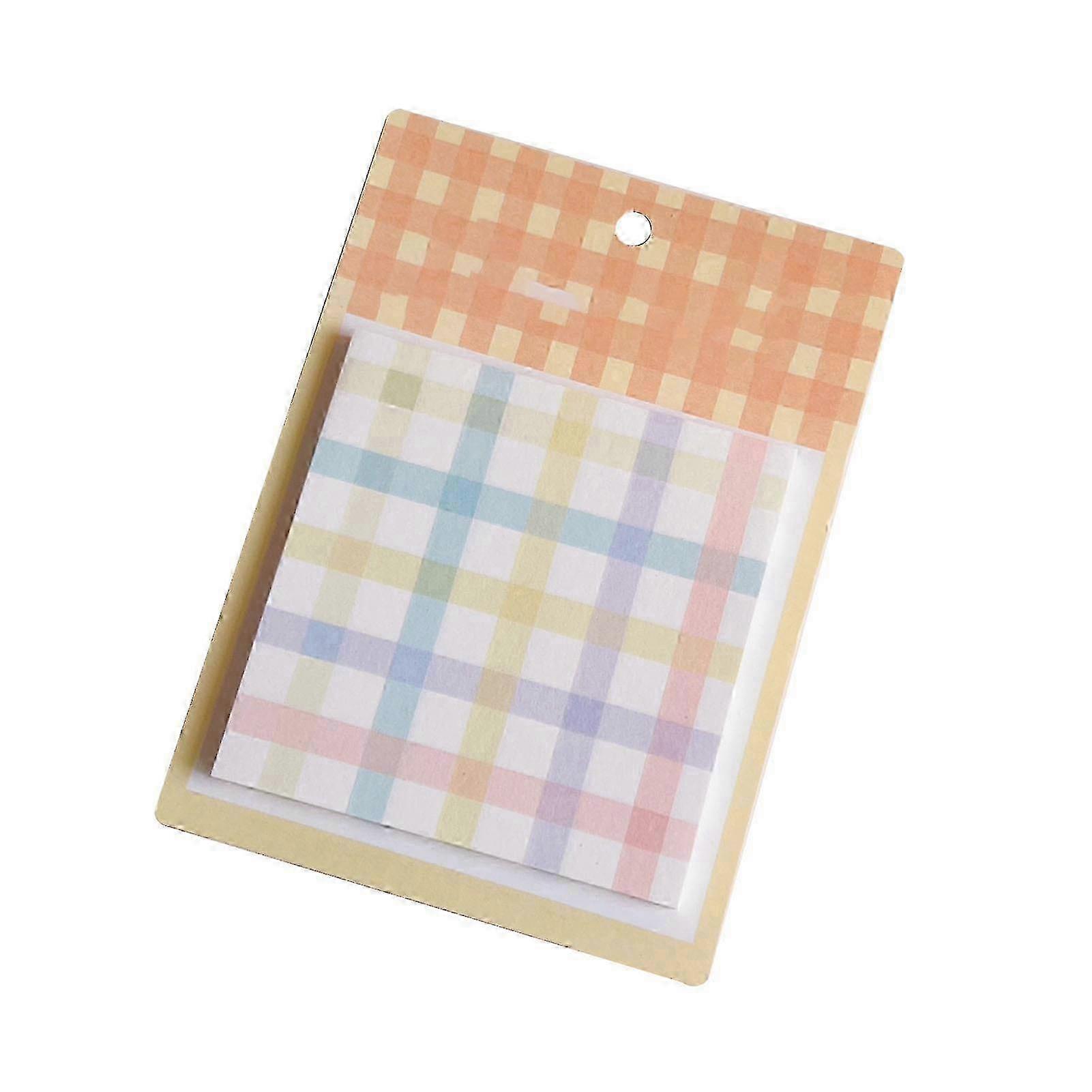 50 Sheets Cute Sticky Notes Strong Adhesive Reusable Note Decorative Memo Pad for School Office Library