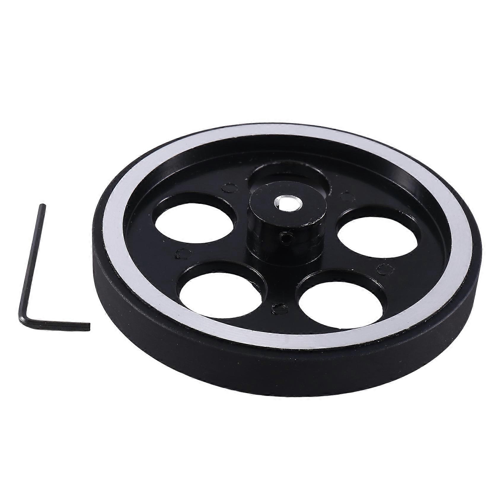 300Mmx6Mm Industrial Aluminum Rubber Measuring Encoder Meter Wheel for Industrial Encoder