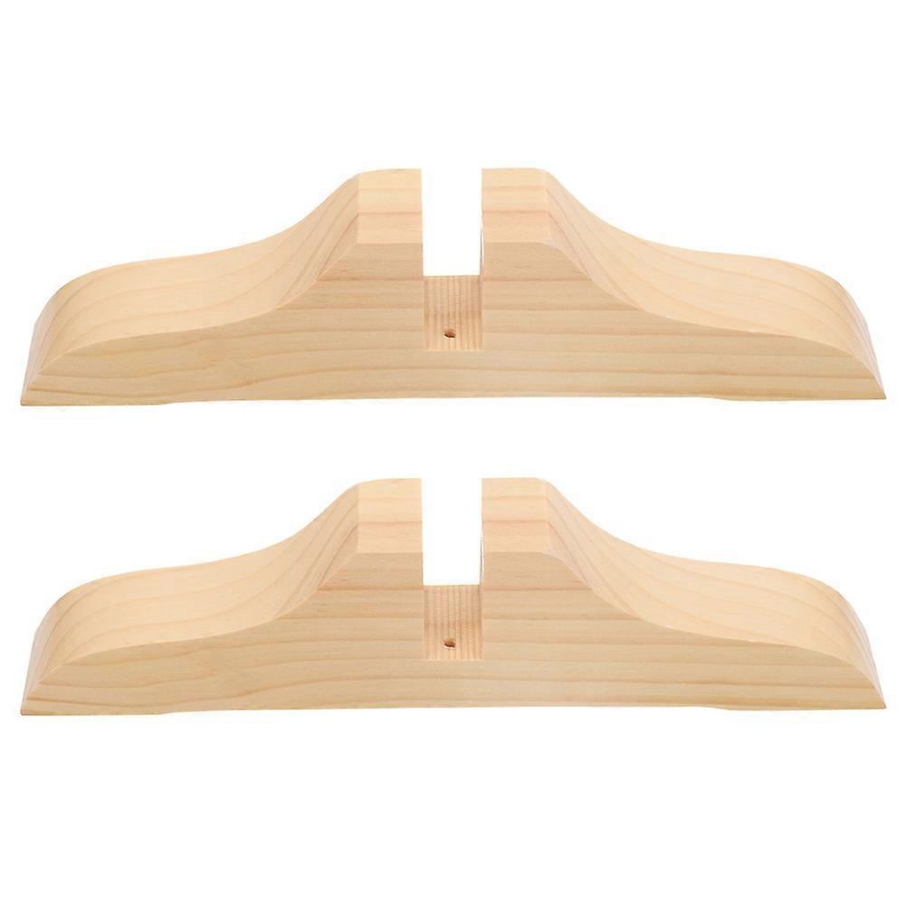 2pcs Camera Divider Lemn Stand Screen Panel Feet Room Divider Bracket Partition Base