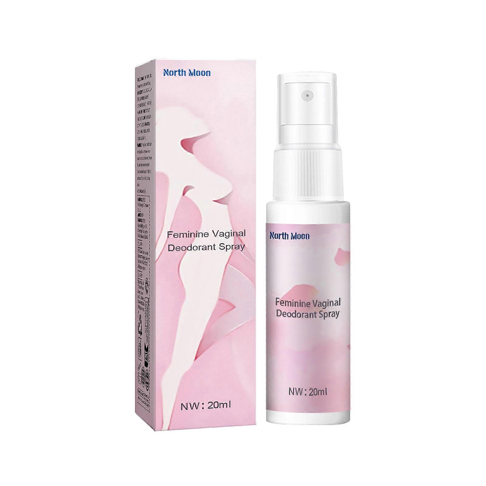 Spray de soin corporel féminin North Moon, soulage les démangeaisons, l'inconfort, nettoie en douceur les odeurs, soin corporel