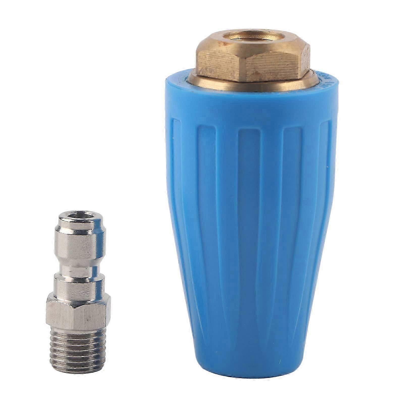 Pressure Washer Turbo Rotating Nozzle 4.0GPM High Speed 1/4" Quick Connect Plug 3600PSI / 250 BAR Cleaning Accessory 2.5 GMP