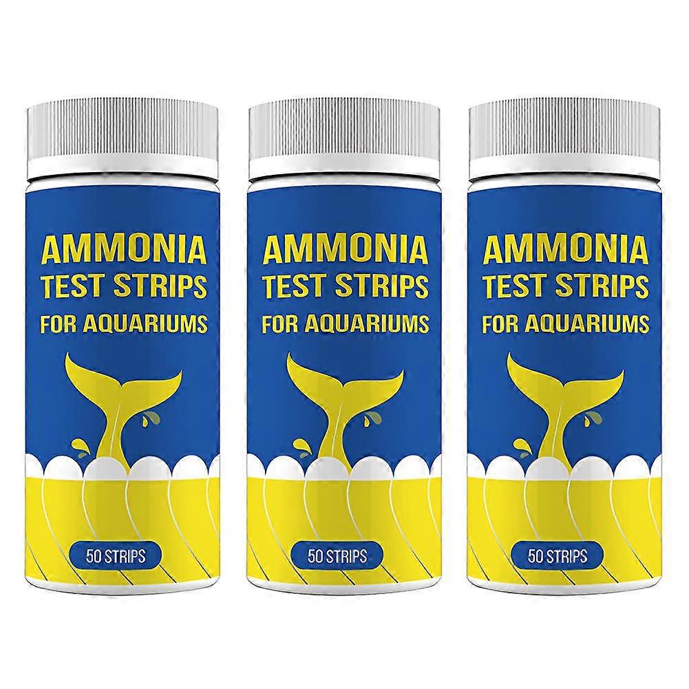 Aquarium Ammonia Test Strips 50-Count Quick Easy Accurate Water Quality Testing Kit for Home Fish Tanks