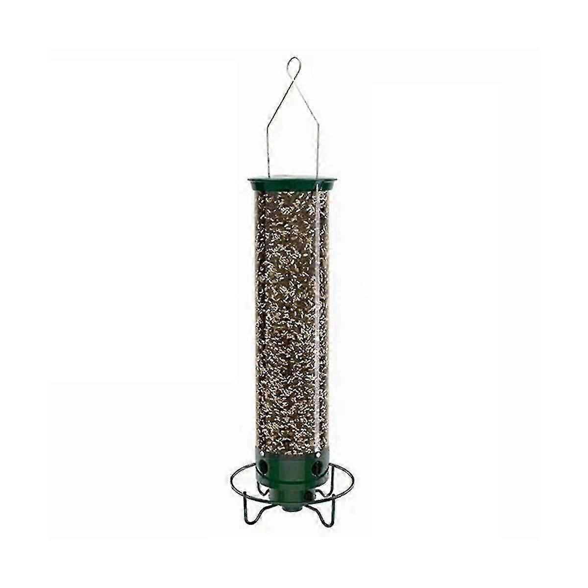 Droll Yankees YF-M Yankee Flipper Squirrel-Proof Wild Bird Feeder עם מוט מסתובב מופעל משקל