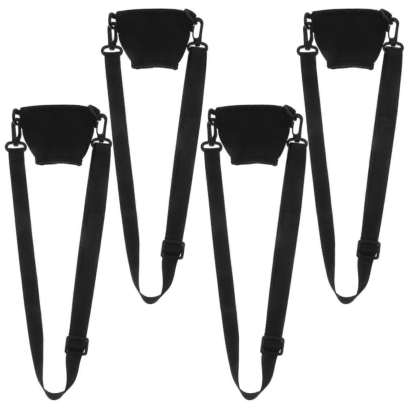 Adjustable Wine Glass Holders with Neoprene Lanyards 4Sets for Home