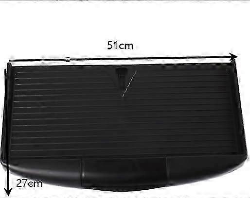 Shock Resistant ABS Keyboard Tray, 4Level Height Adjustment, Smooth Ball Bearing Slides, Gray White And Black