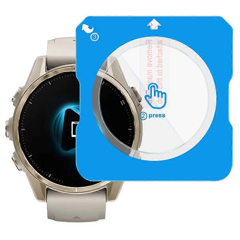 HW IMAK For Garmin Fenix 8 43mm Tempered Glass Screen Protector with Installation Tool