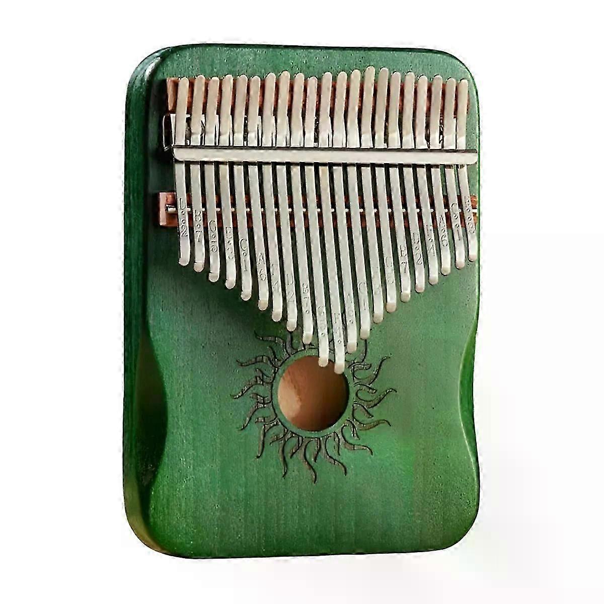 Y38A All-Wood Maple Kalimba 17-Key Mbila with Sound Hole Suitable for Beginners