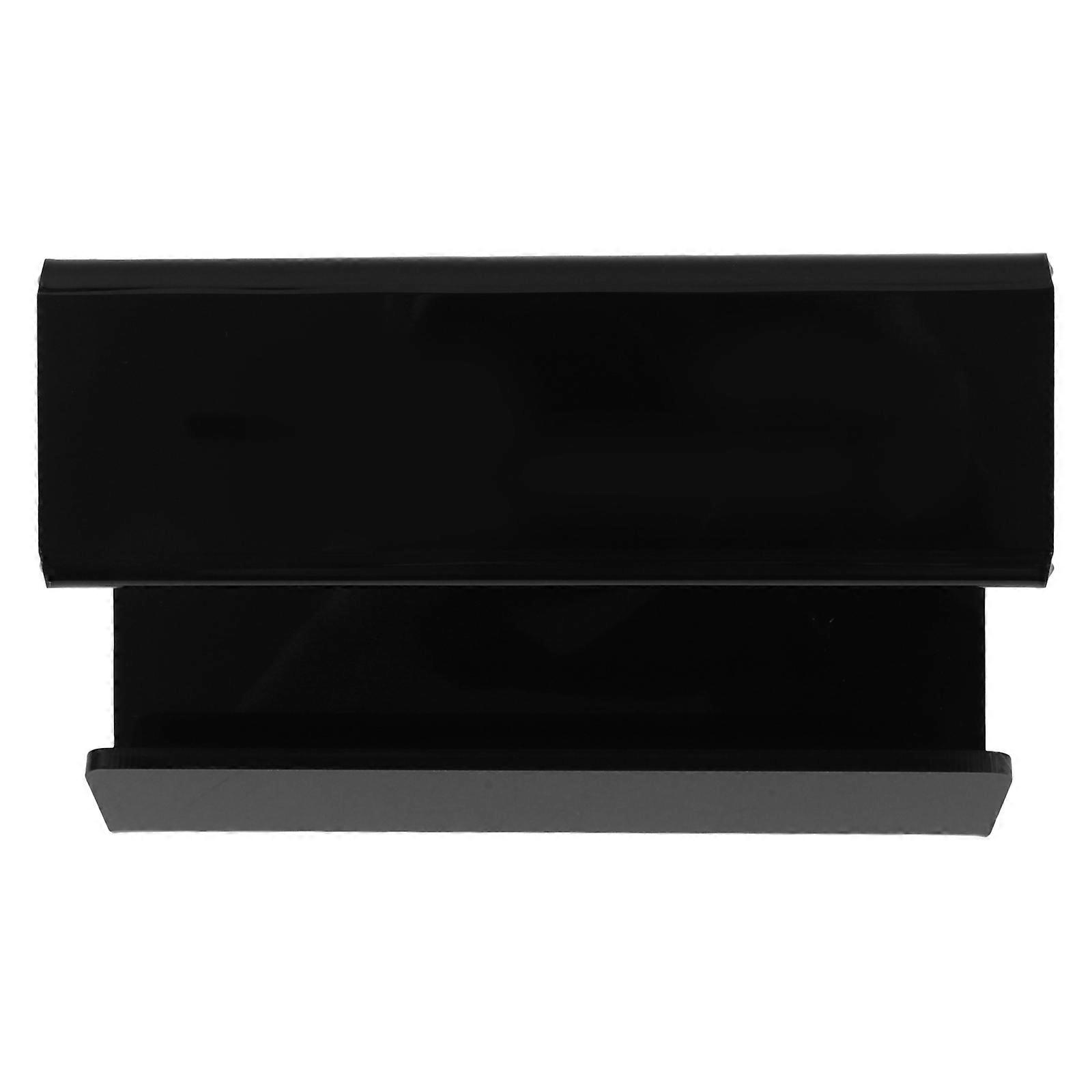 Black Acrylic Vinyl Record Display Rack for Desktop Storage Stand