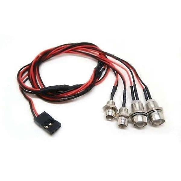 Automotive Model LED Taillight Kit for Rc Car Use 4 Leds