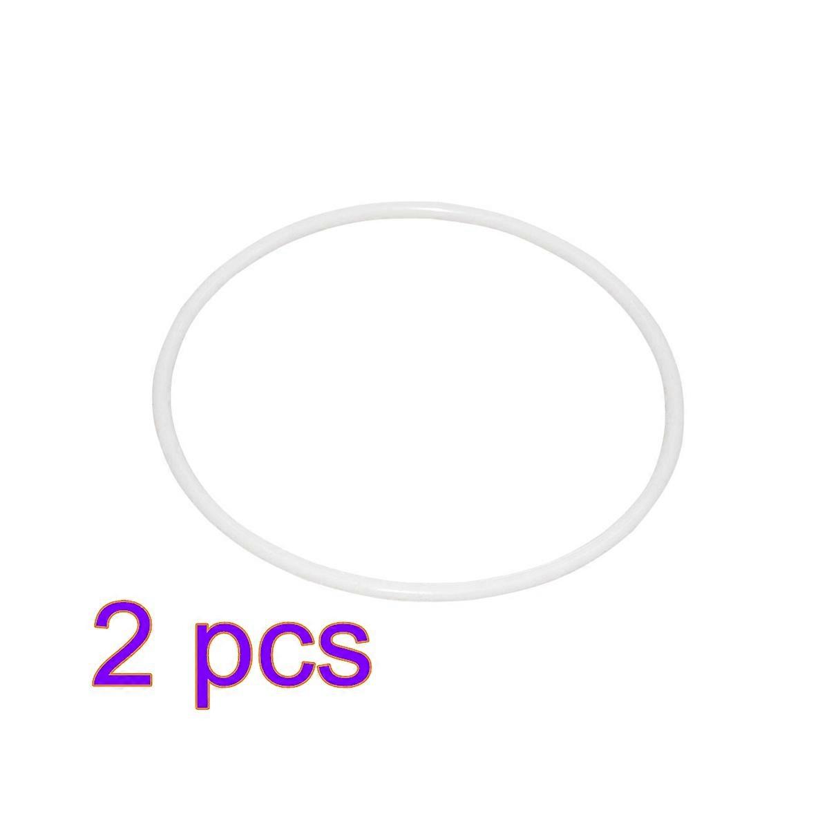 Round Plastic Dreamcatcher Ring White for Handmade Crafts 20Pcs