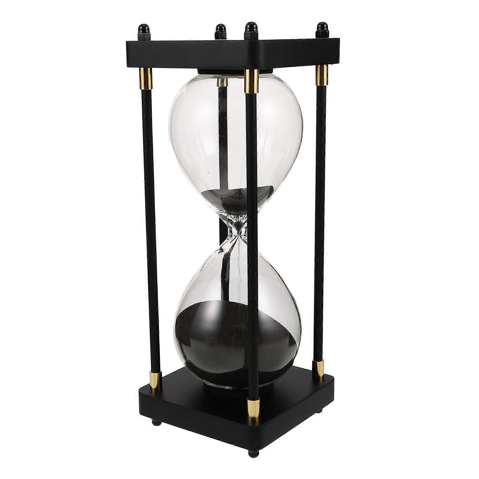 Glass Sand Timer Hourglass Timer for 60 Minutes Elegant Design