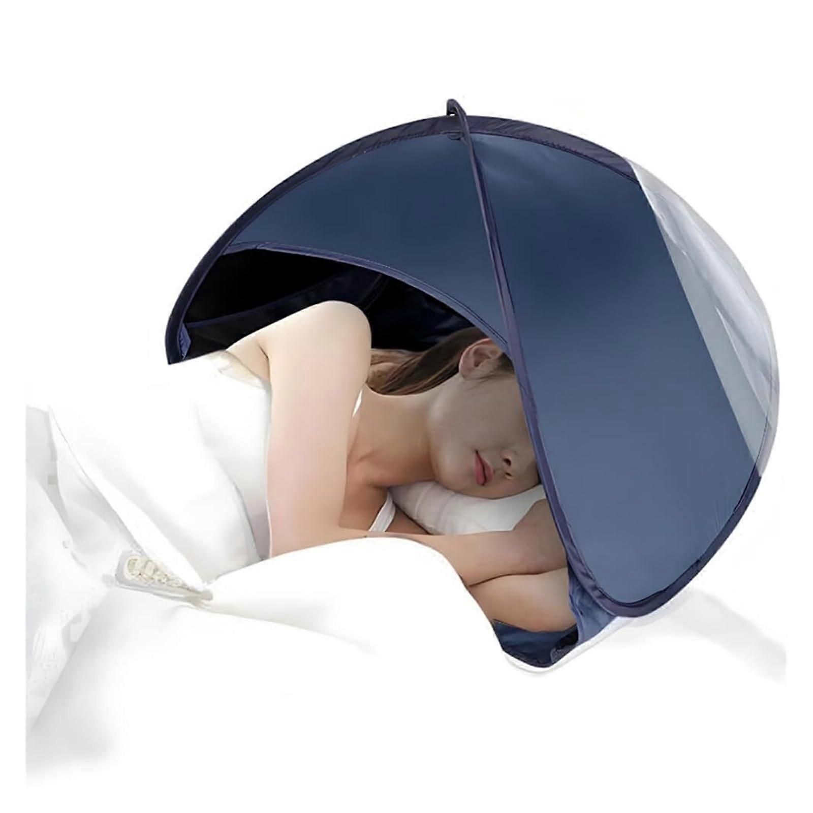 Popup Bed Tent for Sleeping Privacy – Instant Blackout Canopy for Travel, Dorms and Shared Spaces