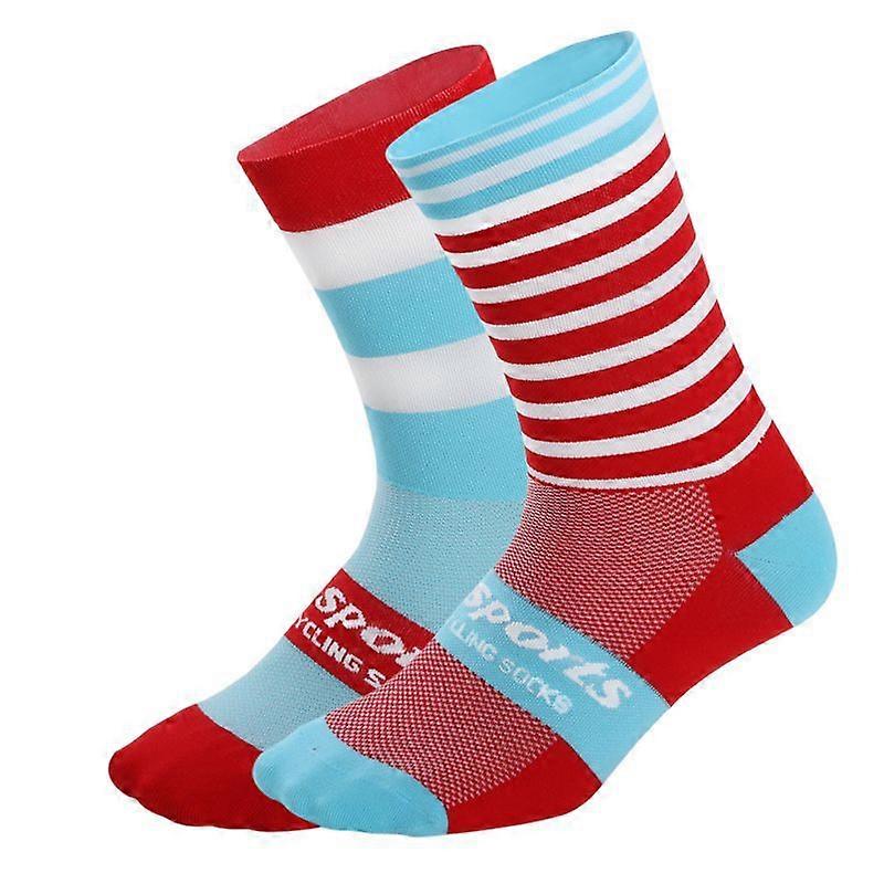 Chaussettes de cyclisme pour hommes et femmes, l��g��res, mi-mollet, respirantes, ��vacuant l'humidit��, vente en gros