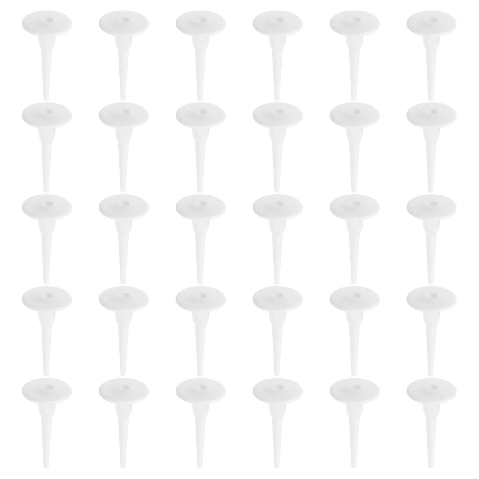 100 Pcs Cake Insert Decor Plastic Piping Nails Cake Adorn Base Cake Insert Stick
