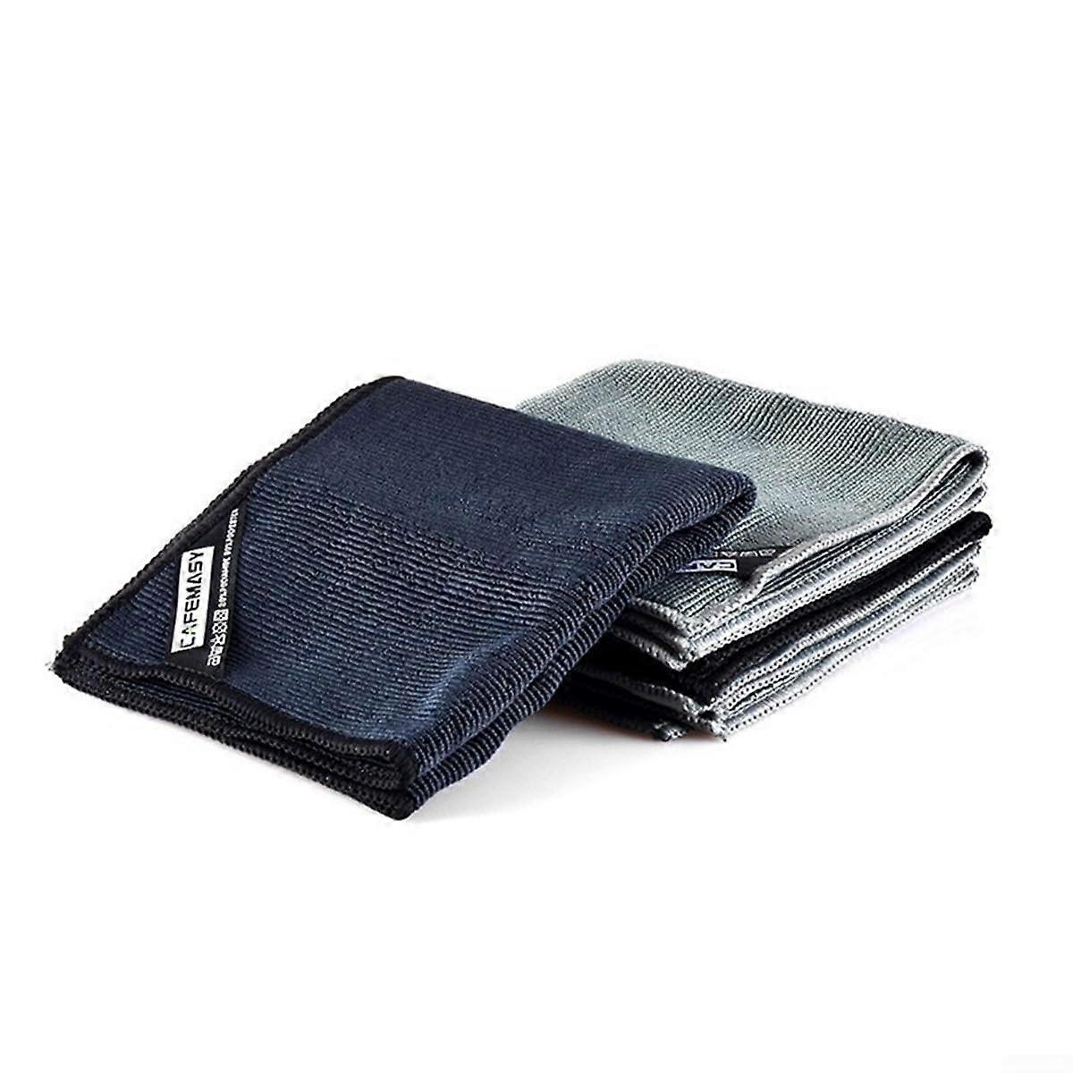 Microfiber Cleaning Cloths for Espresso Machines, 4 PCS Scratch, Machine Washable Towels