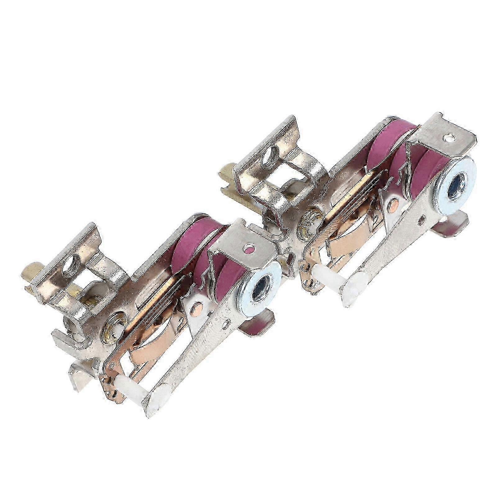 25-26 Temperature Controller For Electric Oven Fast Heating Adjustable Temperature Setting 2Set Silver Material