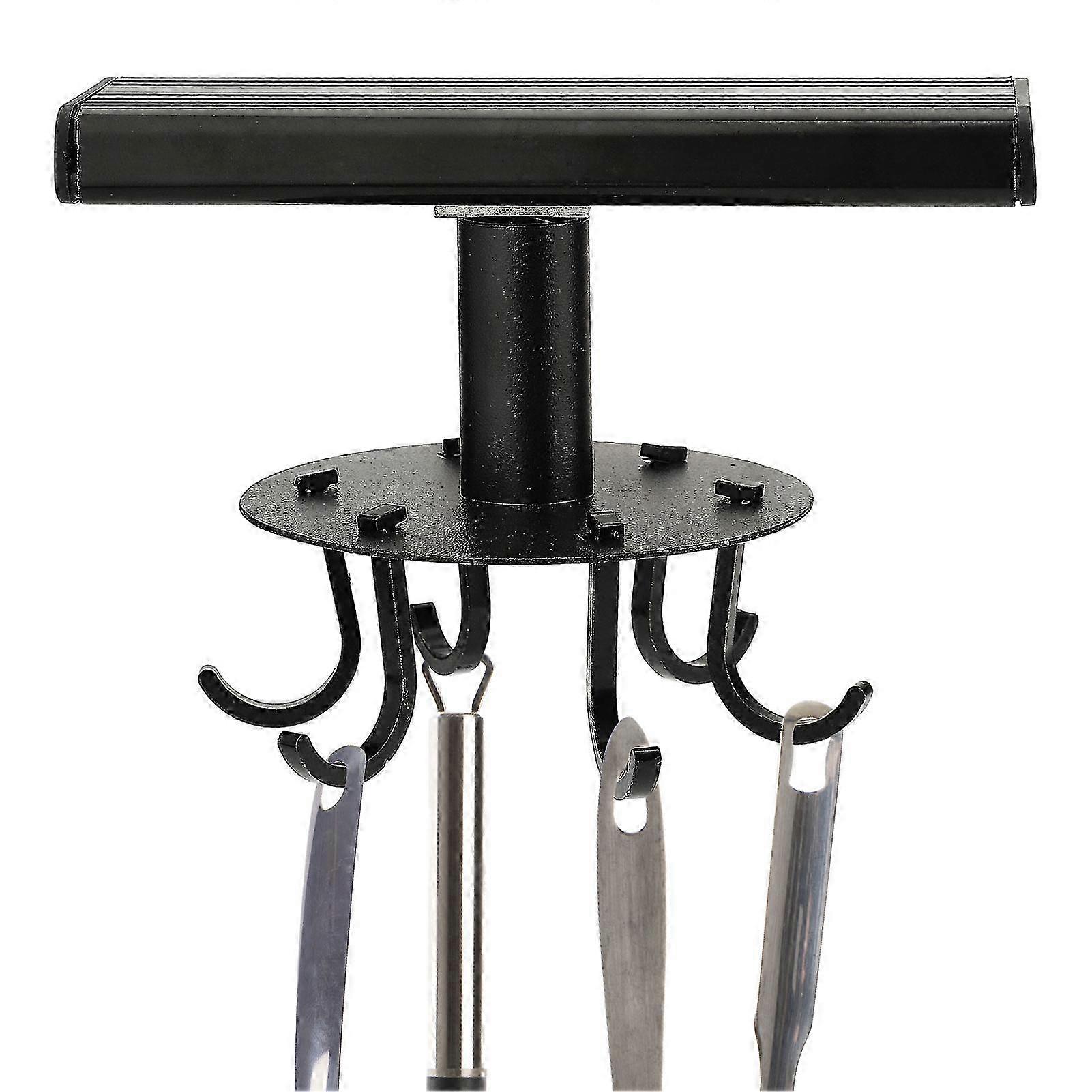 26-27 Wall Mounted Kitchen Hook Bracket Kitchen Rotate Storage Rack with 6pcs/8pcs Hooks