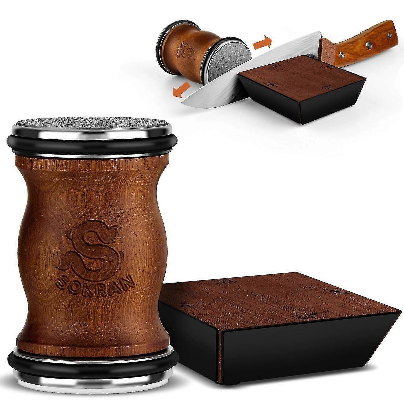 2026 Rolling Knife Sharpener for Kitchen , Diamond Roller Knife Sharpener Kit, Professional Magnetic