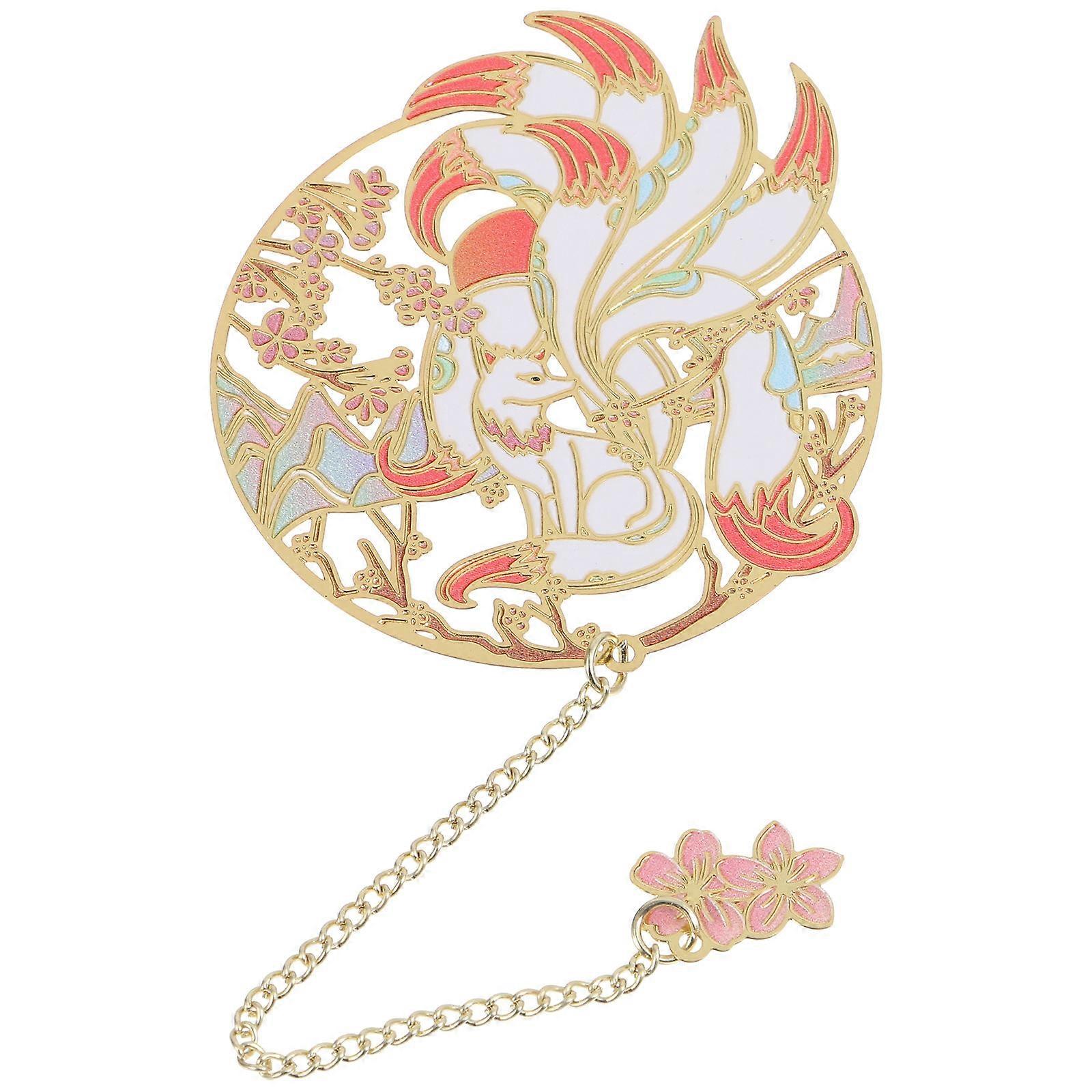 Brass Bookmark with Pendant for Reading Use Artistic Decorative Bookmarks