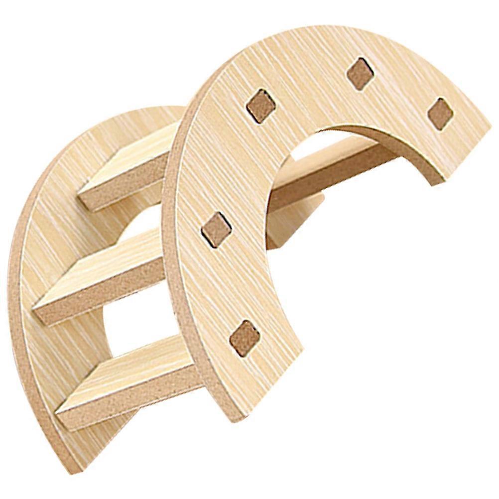 Wood Hamster Bridge Hamster Climbing Ladder for Pet 3Pcs Bundle