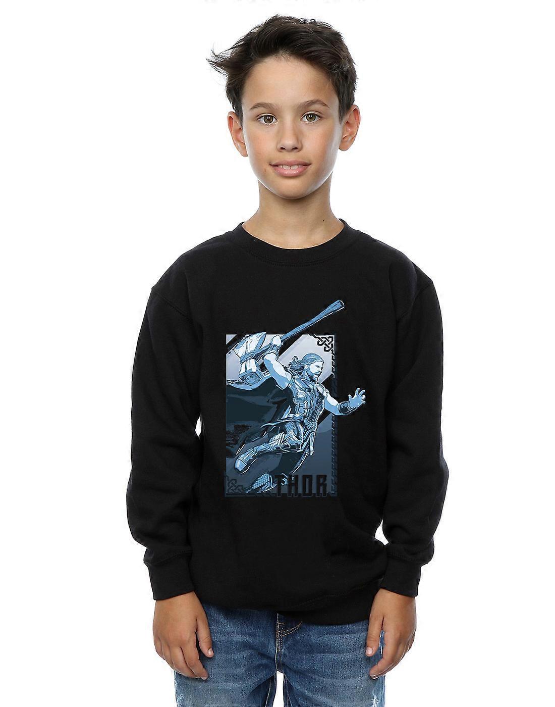 Marvel Boys Thor Love And Thunder Attack Sweatshirt