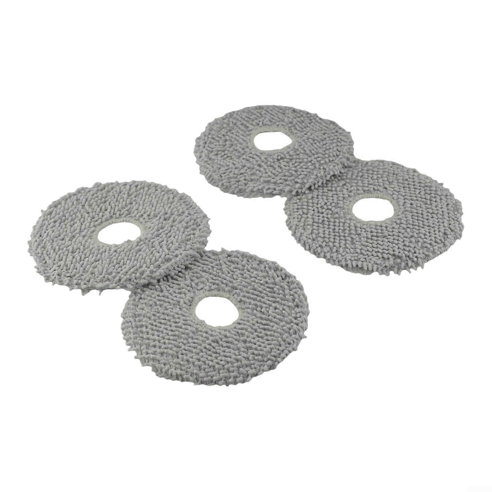 Robot Vacuum Mop Cloth Replacement for M9 Pro Max, Washable Microfiber Pads Kit for Floor Cleaning (4 Pack)