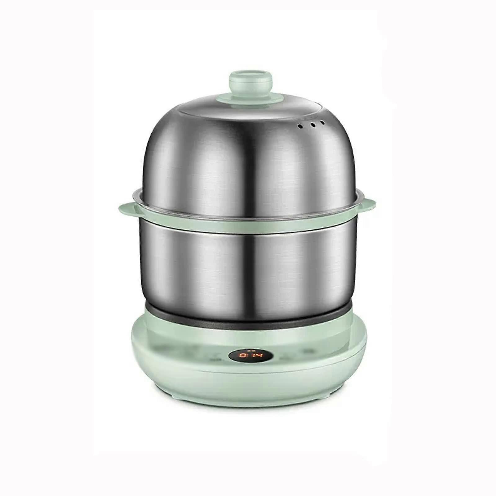 Double Layer Egg Cooker with Automatic ShutOff, Stainless Steel Electric Egg Boiler Steamer