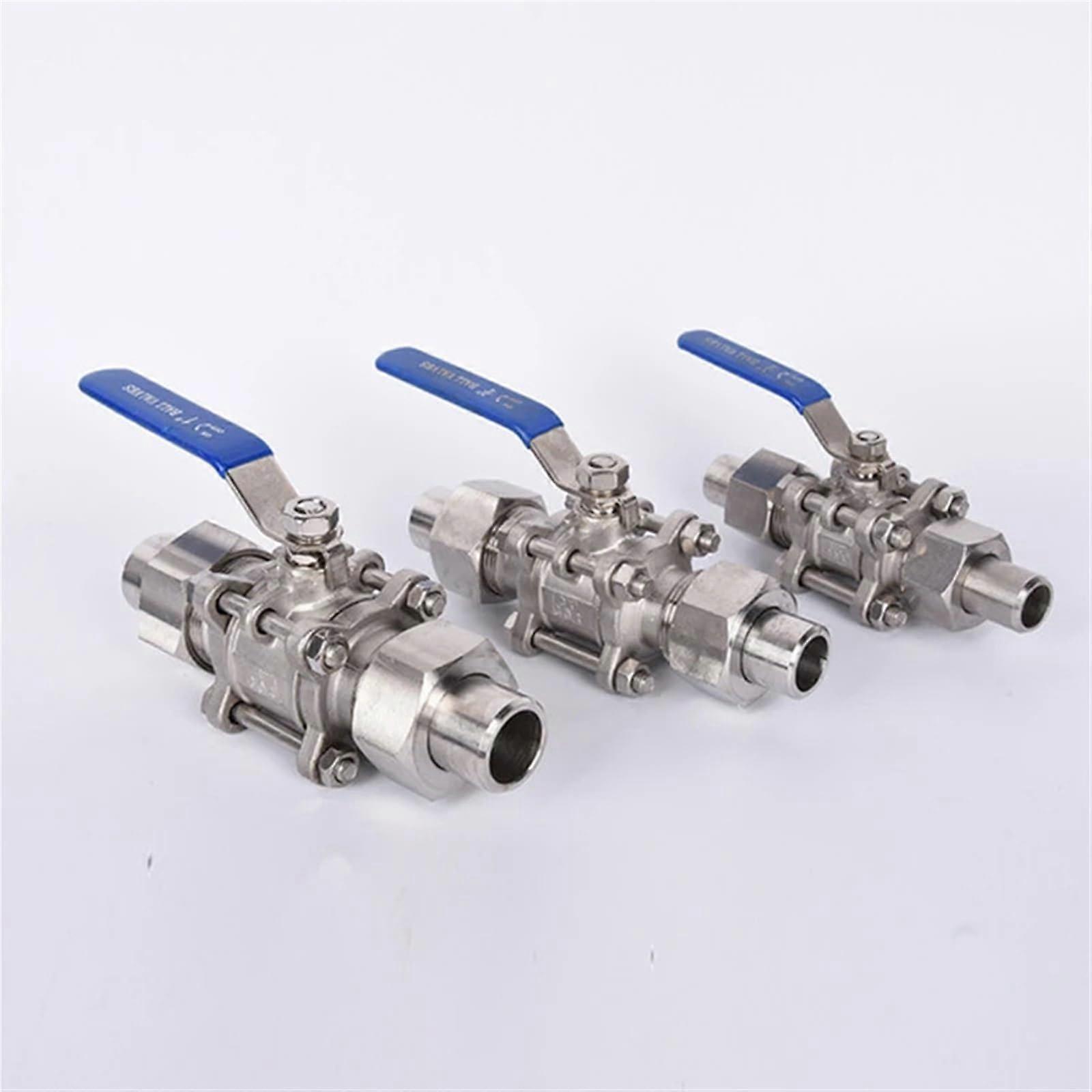 2 Inch Three Piece Ball Valve with Durable Welded Body and LeakProof Easy Flow Control