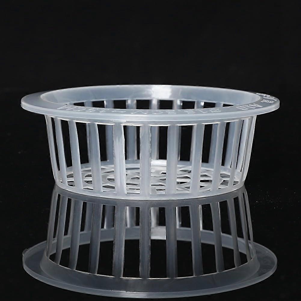 Hydroponic Net Pots 10 Pack Plastic Mesh Baskets for Aquarium and Soilless Cultivation