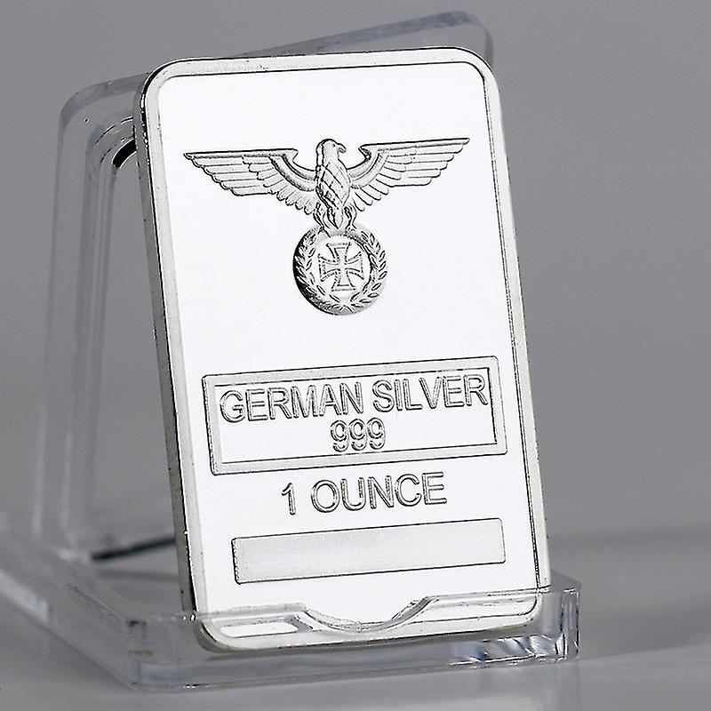 1 Oz German Silver Liberty Eagle Totem, Silver Plated