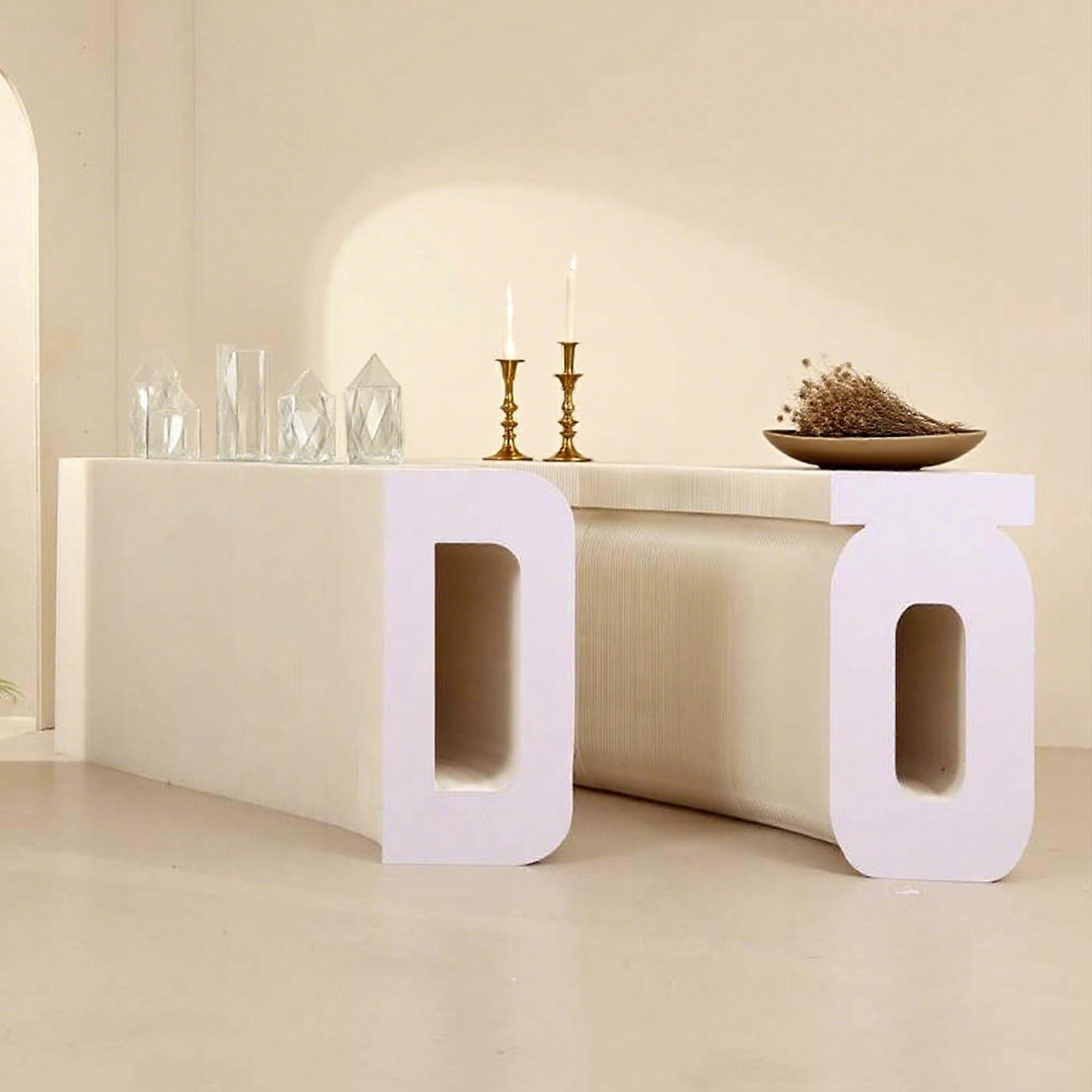 Foldable Retail Display Table with Stable Windproof Design for Store Events and Boutique Use