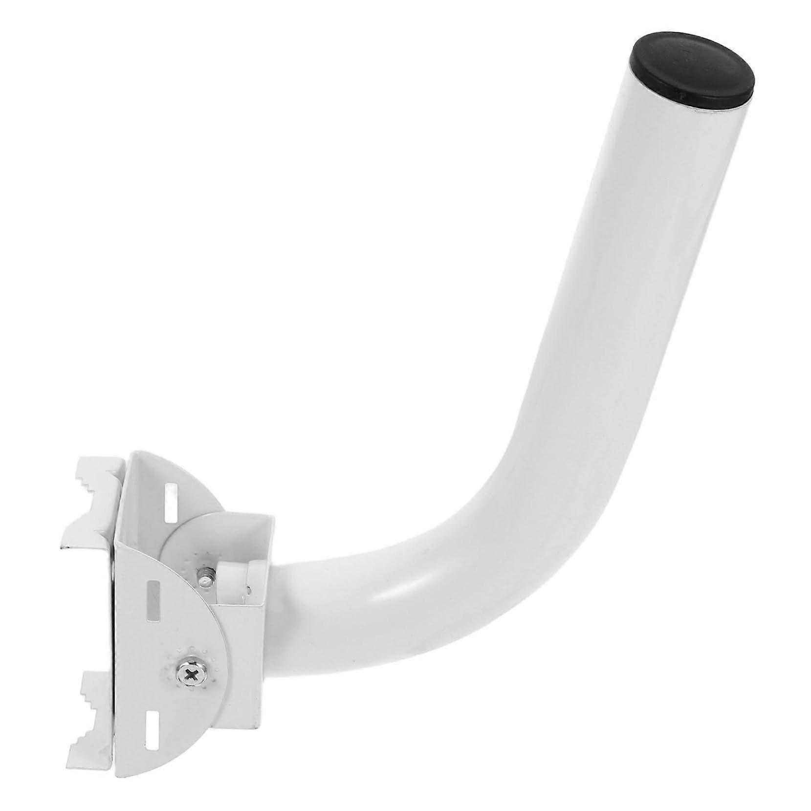 Adjustable Outdoor Antenna Mount with Weatherproof Cap Protection for Wall or Pole Installation