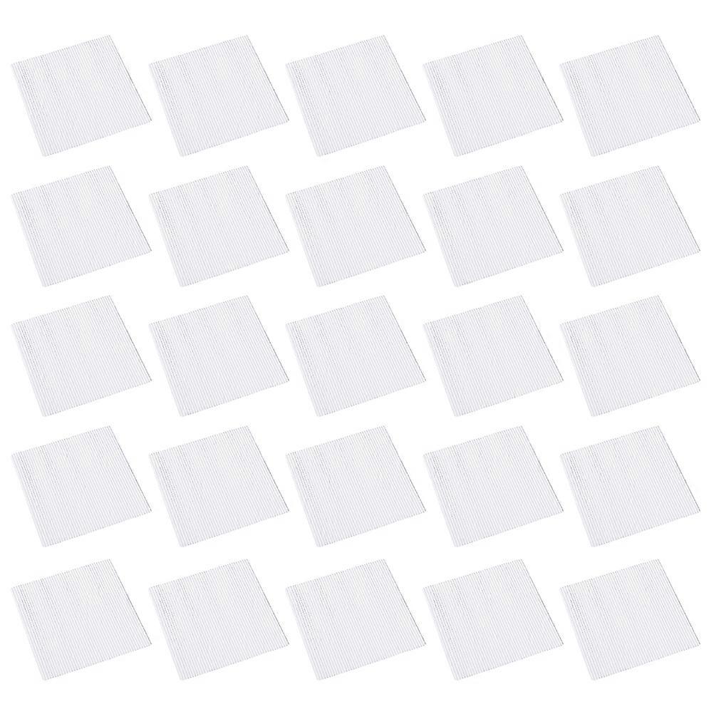 Oil-Proof Paper Baking Paper for Kitchen Use 25Pcs White Square Pad
