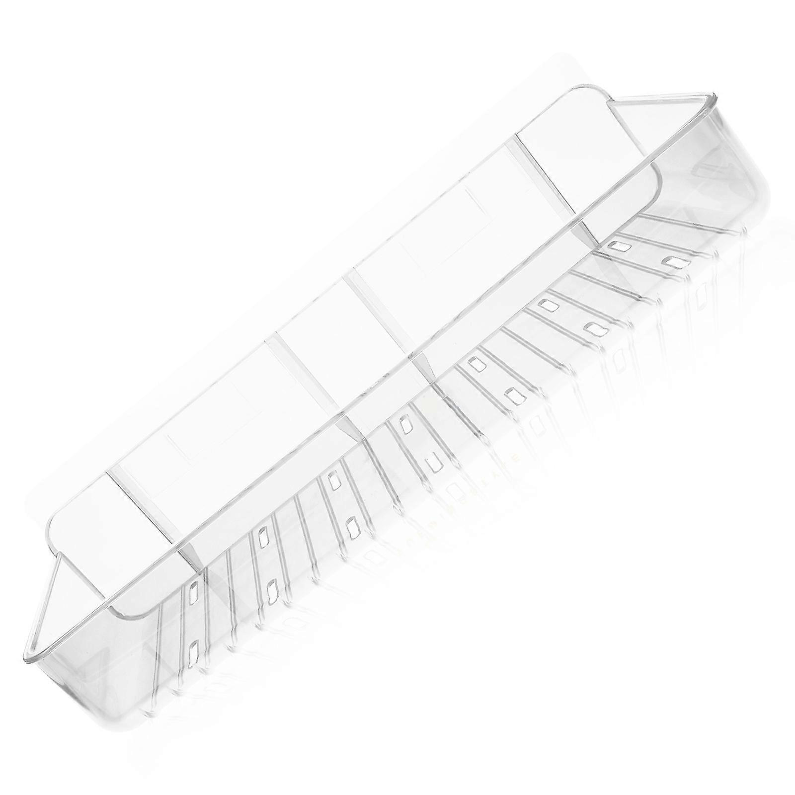 Wall-Mounted Storage Rack Transparent for Storage Bathroom Organizer