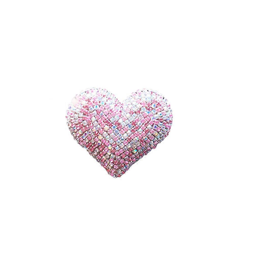 Car Perfume Rhinestone Style Heart Shape Diffuser with Clip for Decoration