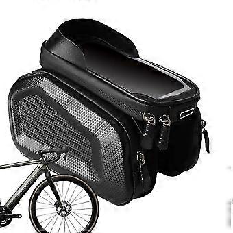 Telefoonhouder voor fiets, waterdichte stuurtas met touchscreen, grote bovenbuistas voor mountainbike en racefiets