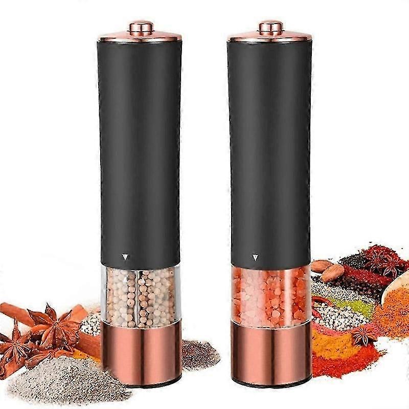 Automatic spice grinder set battery powered