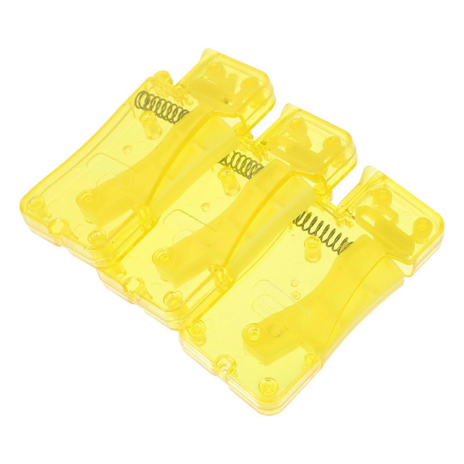 DIY Needle Threader for Sewing with 3Pcs Needle Threading Tools Yellow