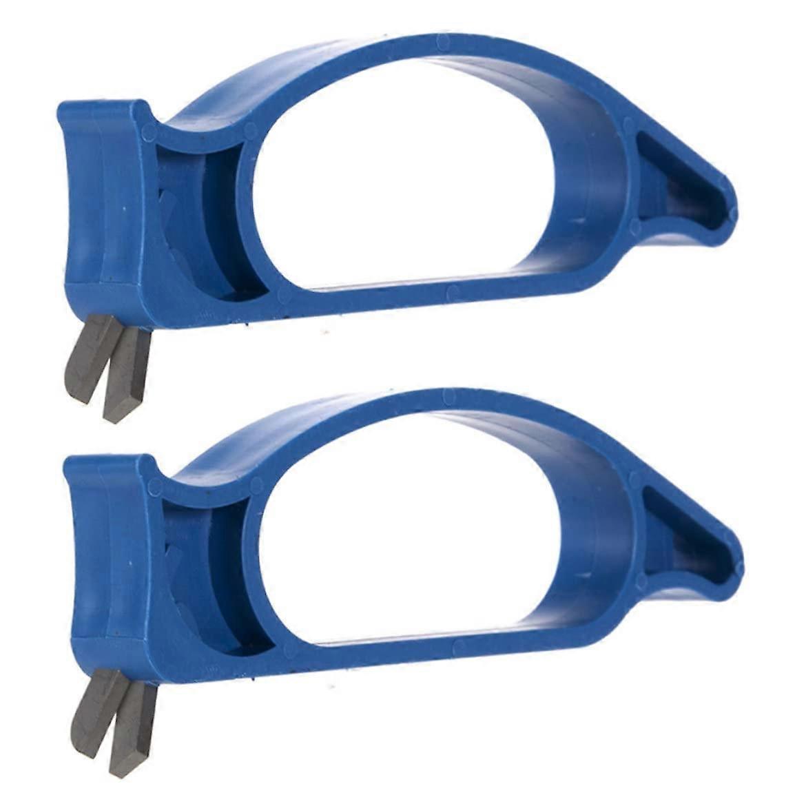 Ice Auger Sharpener 2 Pack with DiamondCoated Surface for Quick OnIce Blade Touchups