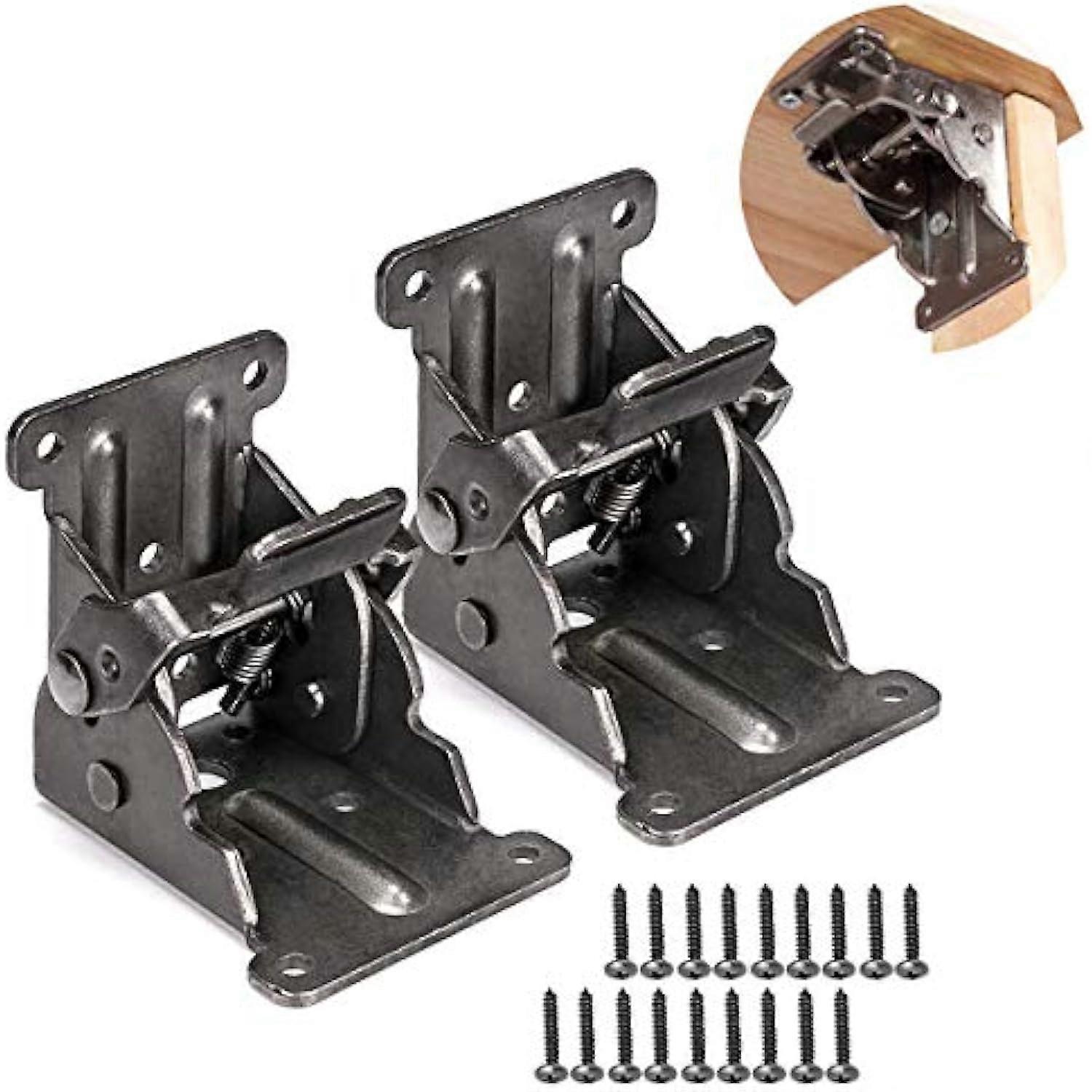Folding Stand with Self-Locking Hinges, Foldable Wall Mount