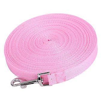 Pet Training Lead Long Dog Puppy Obedience Lead Leash for Pet Training Use Pink