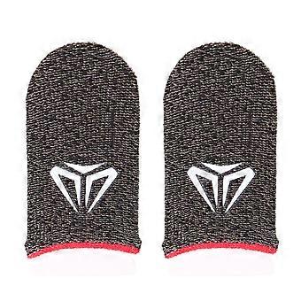 2Pcs Finger Sleeves Anti-sweat Gloves for Phone Gaming Anti-slip Fingertip Cover