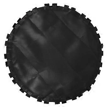 Black Jumping Mat for Trampoline Use Replacement Mat with Hooks 1Pcs