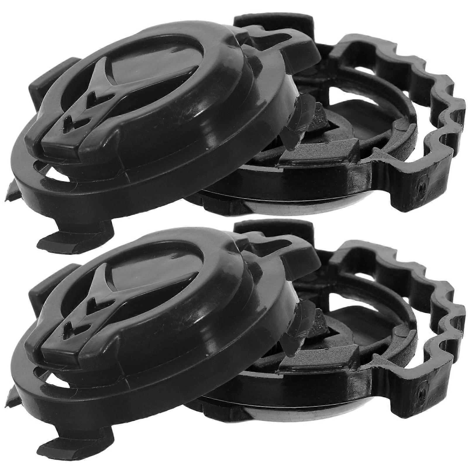 Shield Lock Motorcycle Visor Clip Replacement 4Pcs Black Fastener