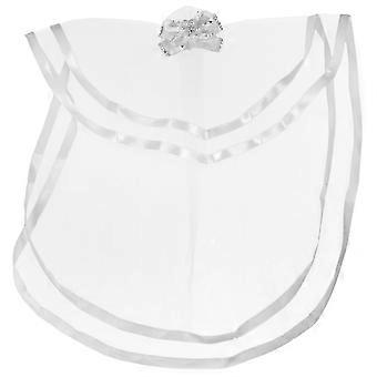 Pet Wedding Veil Hairpin Design Veil for Dog Weddings White Yarn