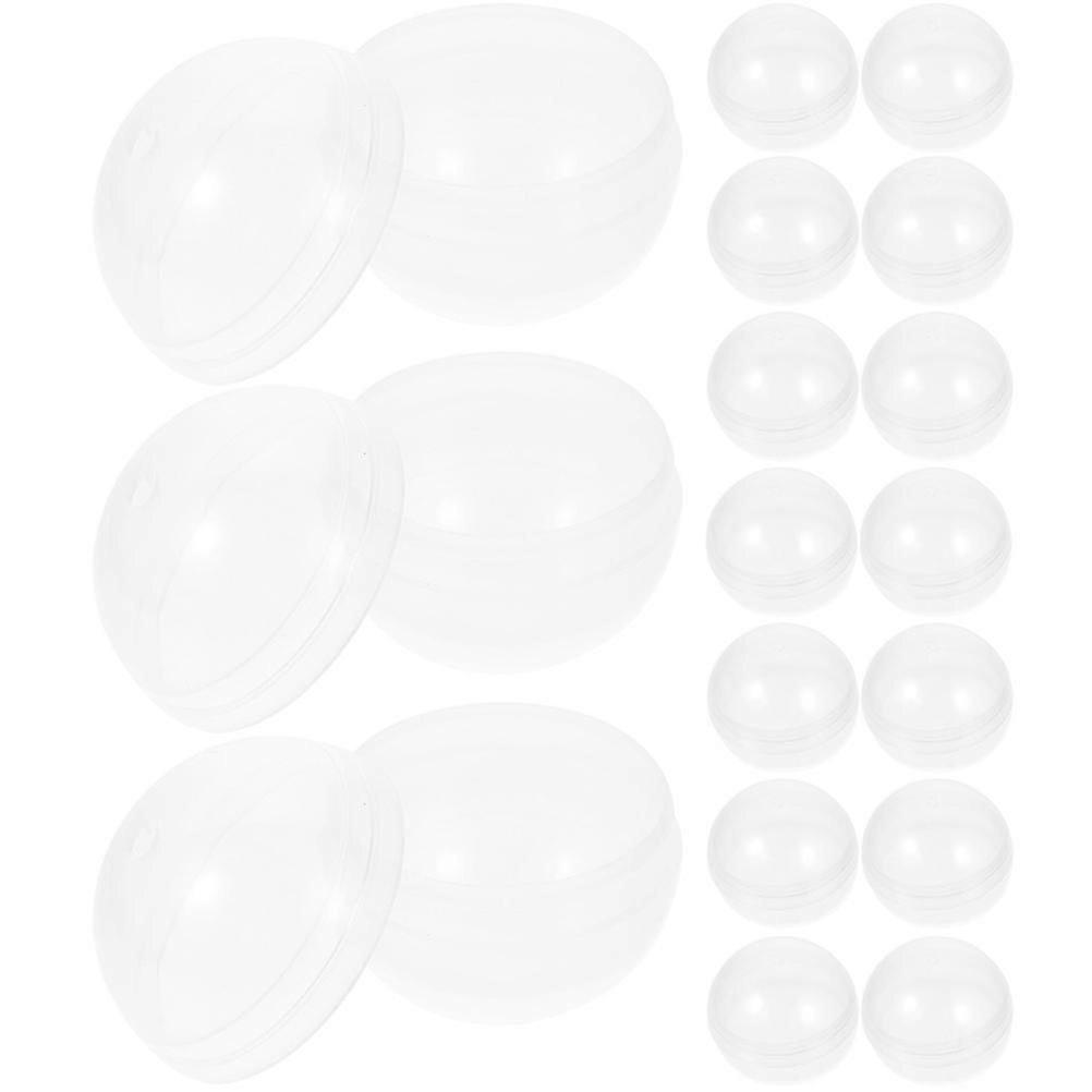 Transparent Claw Machine Balls Plastic Storage Balls for Playing 80Pcs
