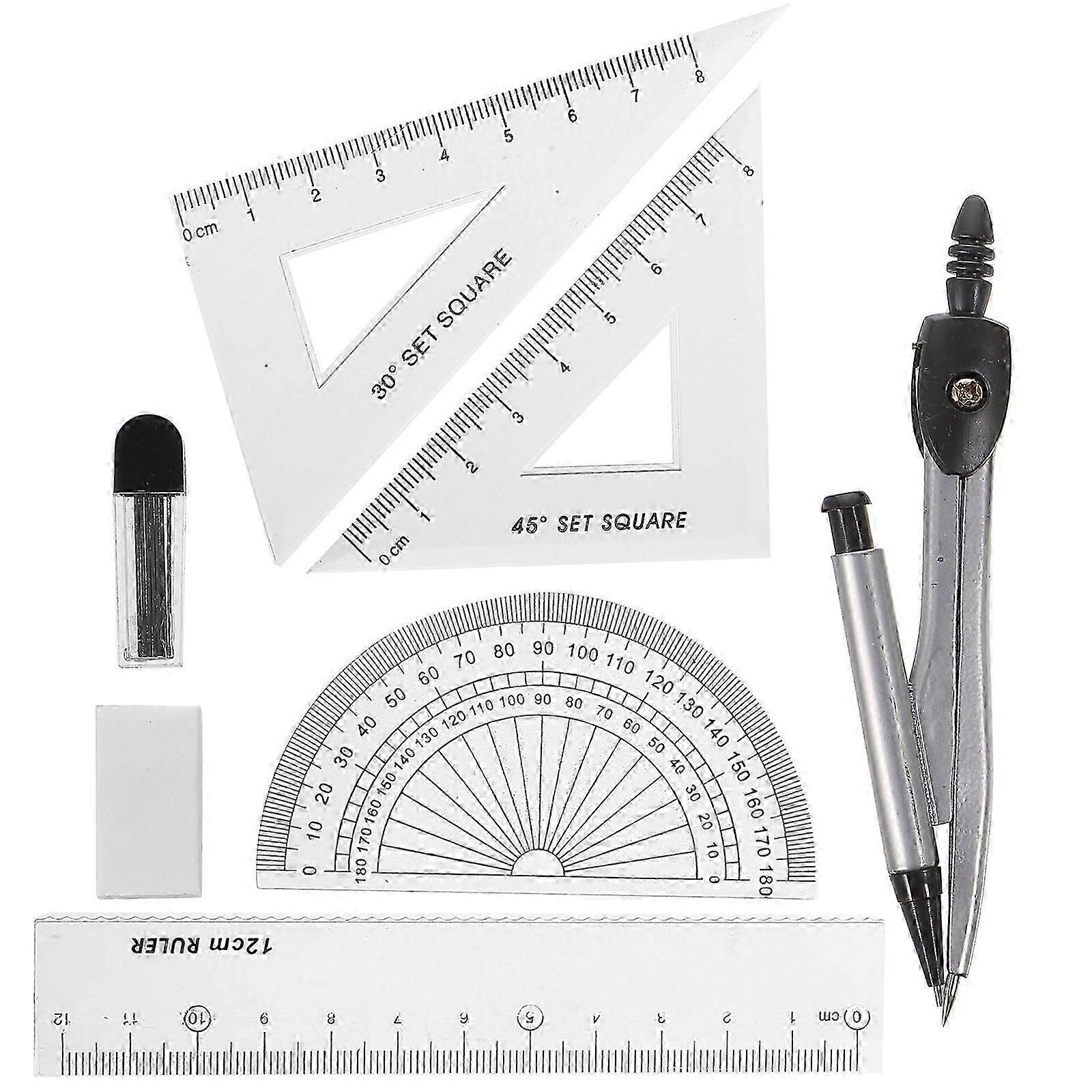 Compasses Set with Protractor Drawing Tool for Drawing