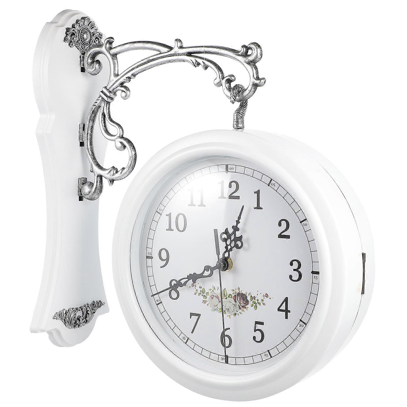 Double Sided Wall Clock Double Sided Hanging Clock Double Sided Rotation Clock